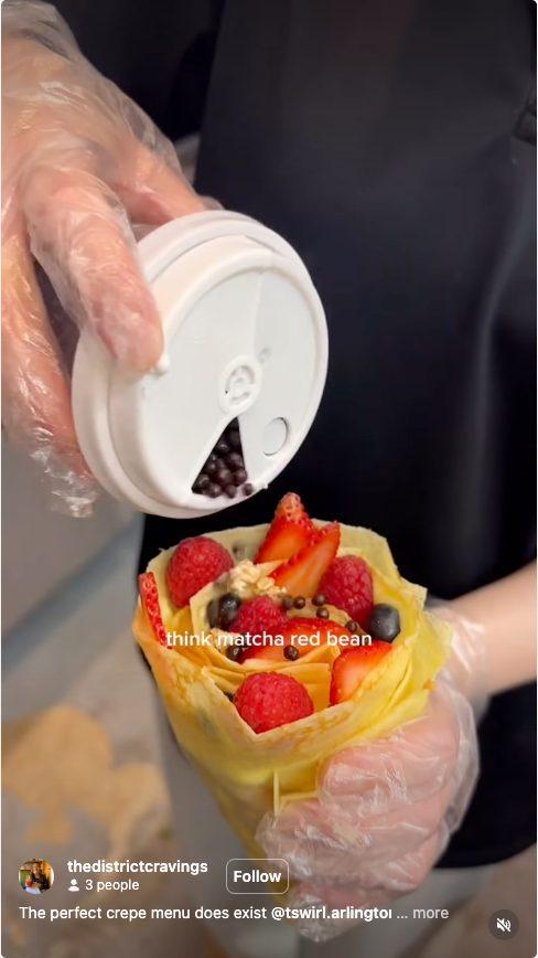 T-Swirl Crepe