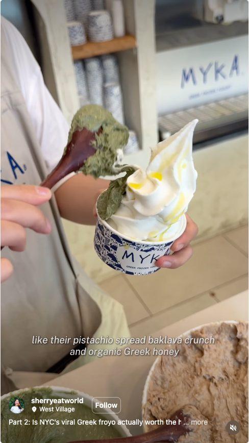 Myka Greek Frozen Yogurt