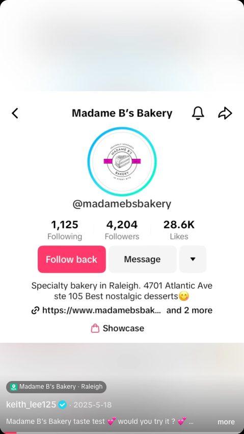 Madame B’s Bakery
