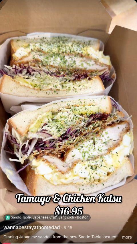 Sando Table: Japanese Craft Sandwich
